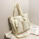 thumbnail image 4 of Sywqhk Bolsos De Nailon De Moda Simple Para Mujer, Bolsos De Mensajero De Hombro Grandes (Blanco) Sywqhk Para estrenar, 4 of 5