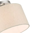 thumbnail image 5 of Blossom - 1 Light Small Semi-Flush Mount In Transitional Style-8.5 Inches Tall and 10 Inches Wide-Brushed Nickel Finish, 5 of 7