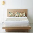 thumbnail image 6 of Yayeee Pillowcase Standard Size Set of 2 Satin Wrinkle Resistant Pillow Case, Beige Cartoon Animals, 6 of 8