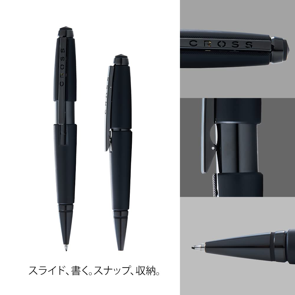 Cross Edge™ Matte Black Lacquer Gel Rollerball Pen