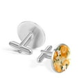 thumbnail image 3 of Tangerine Stylish Stainless Steel Cufflinks Set for Men – for Dress Shirts and Suits – Ideal for Formal Events, 3 of 6