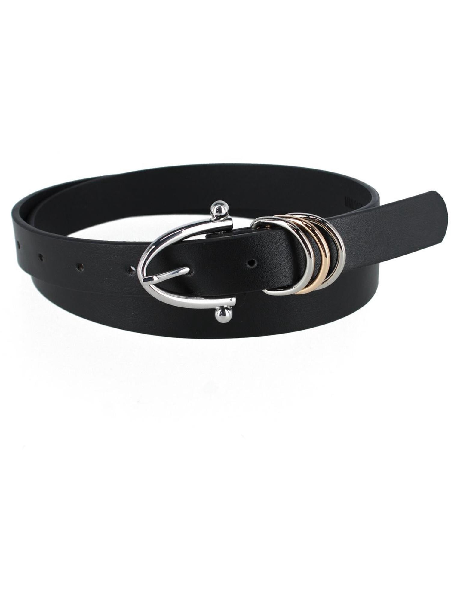 2487 Womens 1 3/8 Inch Wide Basic Bridle Belt, Medium CTM 1 3/8 Inch Wide Basic Bridle Belt (Women) - Walmart.com main image 2