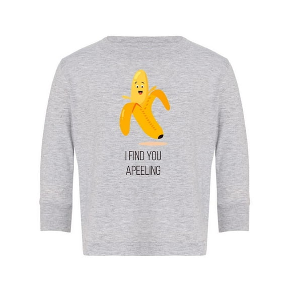 I Find You Apeeling Banana Long Sleeve Toddler -Image by Shutterstock, 4 Toddler