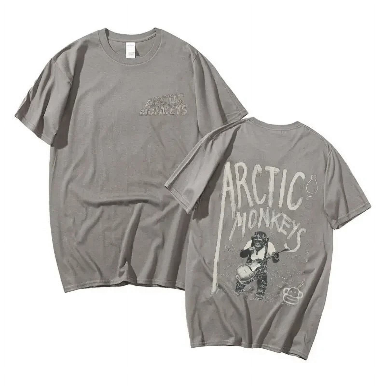 Arctic Monkeys Tour Graphic T Shirts Men's Hip Hop Retro Short