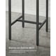 thumbnail image 4 of VASAGLE Mesa de Bar, Mesa Alta Cuadrada, Marco de Acero, 60 x 60 x 92 cm, Cocina, Salón, Estilo Industrial, Marrón Rústico y Negro, 4 of 6