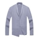 thumbnail image 4 of Gibobby Sueter Cardigan Casual Suéter Cárdigan para Hombre Bolsillos Casuales Ajustado Cuello en V Suéteres de Punto Abotonados(Gris,XG), 4 of 5