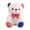 White, variant on Patriotic Plush Bear Independence Day Cute Striped Stuffed Animal Ideal for Holiday Gifting & Decor