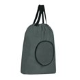 thumbnail image 2 of Bolsa de lavandería de viaje, bolsa para ropa sucia, resistente a desgarros, eficiente y de alta resistencia con cordón para viajes, hogar y maleta. gris, 2 of 8
