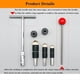 thumbnail image 5 of Pin de de Agua Termofusible Herramienta de Plomería para Reparación de Cocinas Accesorios de Tapón Termofusible Reparación de Tuberías de Agua con Cubierta de Goma, 5 of 10