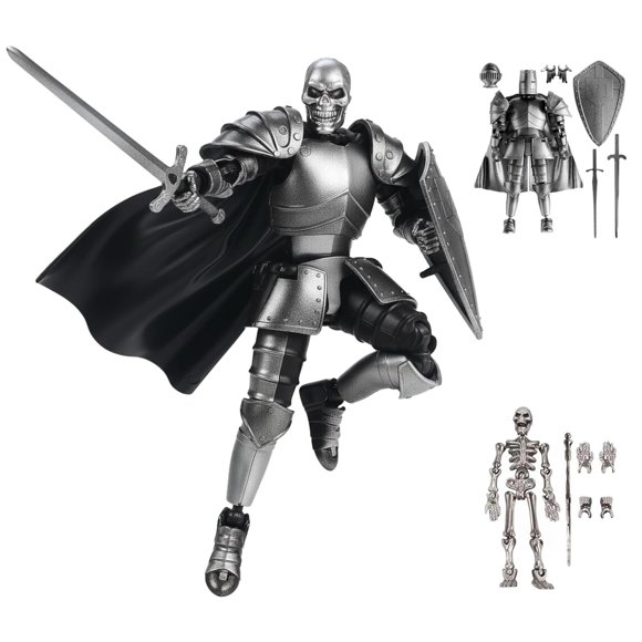 Maqueta Skeleton Knight T13 DIY Medieval Fantasy Action