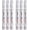 White, variant on White Paint Markers Pens - Single color 6 Pack Permanent Oil Based Paint Pen, Medium Tip, Quick Dry and Waterproof Marker for Rock, Wood, Fabric, Plastic, Canvas, Glass, Mugs, Canvas, Glass