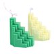 thumbnail image 5 of Bearachild Molde de silicona antiadherente para hacer velas, pasteles de Chocolate, dulces, resistente al calor, manualidades para regalo, suministros para Kits para hacer velas Tipo 3 Bearachild HA009101-03, 5 of 6