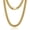 7MM-24 Inch Gold, variant on 7mm Chain for Men Miami Cuban Link Mens Chain,925 Sterling /14K and 316L Stainless Steel / Chains for Men Necklace