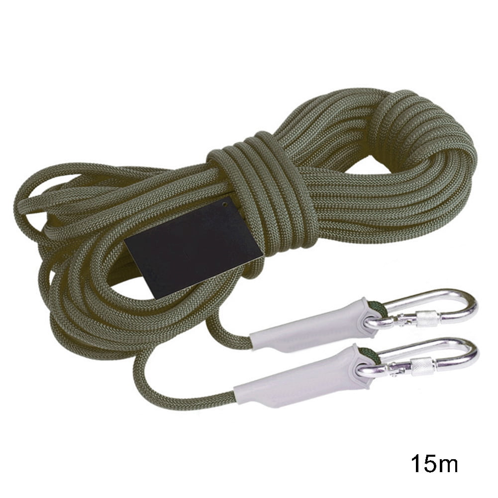 UDIYO 8mm 10/15/20m Outdoor Rock Climbing Mountain Survival Safety Rescue Rope Cord