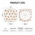 thumbnail image 5 of Goofa Squirrel And Rose Printed Couch Cushion Covers,Soft and Durable Throw Pillow Case , Floral Sofa Magic Sofa Stretch Cushion Couch Covers Washable, 5 of 9