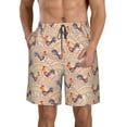 thumbnail image 1 of Fotbe Roosters In Floral Trajes de Baño Estampados para Hombre, Shorts de Verano de Secado Rápido, Ropa de Playa, Bañadores-XX-Large, 1 of 6