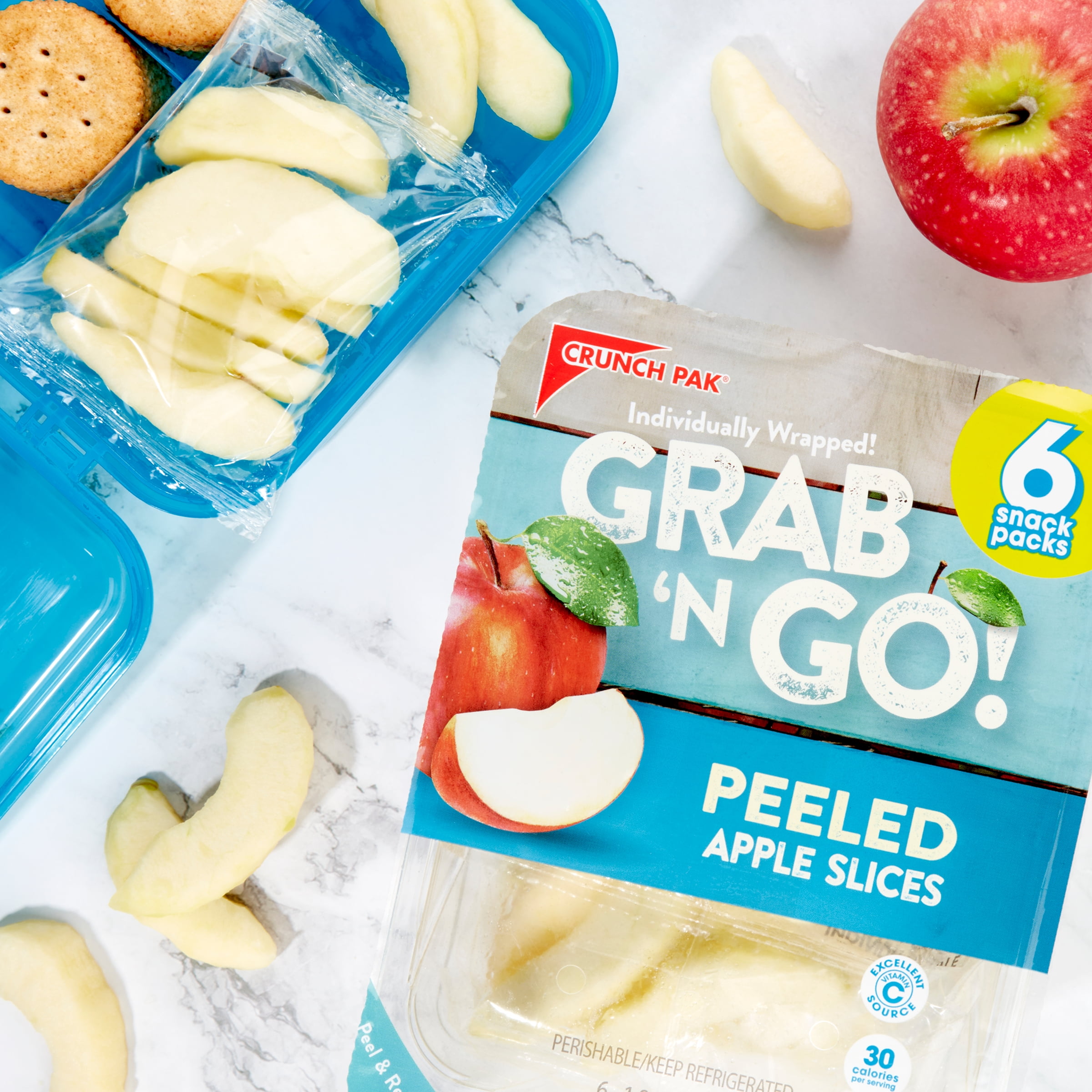 Crunch Pak Peeled Apple Slices, 2oz Count