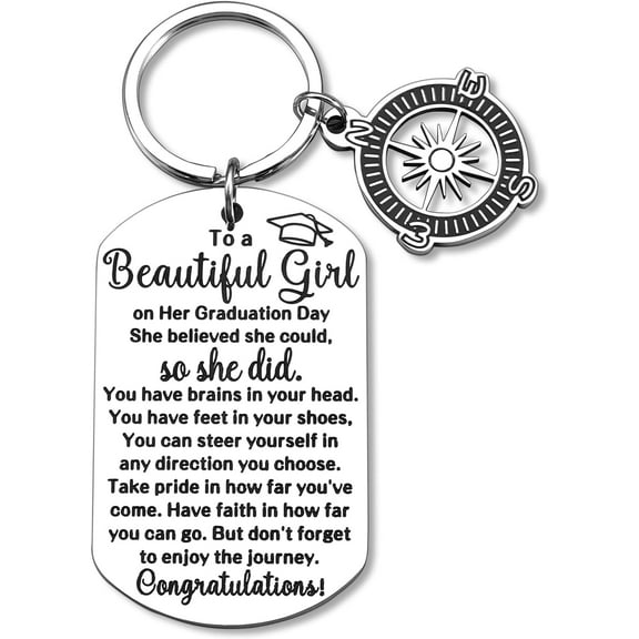 2025 Graduation Gifts for Her Class Of 2025 Graduation Keychain for Girl University College High School Graduate 2025 Souvenir for Senior Masters Degree Student 2025 College Gift Ideas