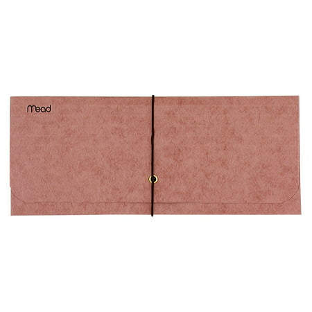 Mead - Red Check Wallet (35260), File expands to 2 inches for extra storage of letter size ...