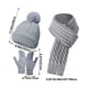 thumbnail image 3 of Conjunto de Gorro, Bufanda y Guantes de Invierno para Mujer: 3 Piezas de Punto con Guantes para Pantalla Táctil, Bufanda de Cuello Largo y Gorro Elástico para Clima Frío., 3 of 6