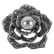 IBASETOY Jewelry Brooches Zinc Alloy 1Pack Leaf Shaped Decoration For Women Formal Occasions