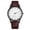 C, variant on NovaStitch Men‘s Watch Minimalist Leather Strap Watch, Casual Analog Wristwatch for Daily Wear, Classic Dress Watch for Men - White Dial Dark Brown Band