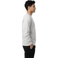 thumbnail image 3 of Milltex 8 oz Midweight Crewneck Fleece Sweatshirt Unisex CVC Blend, Soft Cotton Polyester Pullover, Decorator Ready Blank for Printing, Casual Long Sleeve Sweatshirt for Men and Women-Gray Heather, 3 of 5