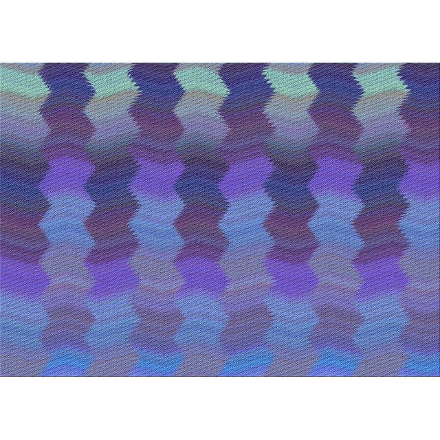 Ahgly Company Machine Washable Indoor Rectangle Transitional Purple Amethyst Purple Area Rugs, 5' x 8'