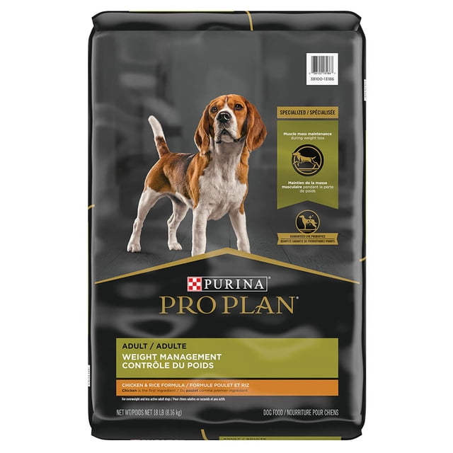 Weight Management Adult, Chicken & Rice Dry Dog Food 8.16kg