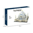 thumbnail image 3 of Colección de arquitectura: Taj Mahal, juego de construcción de 3950 piezas, kit de modelo y regalo para adultos y niños, microbloque, 3 of 5