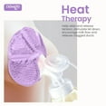 thumbnail image 6 of Breast Ice Pack 2 Pack Gel Ice Pack for Breast Surgery, Reusable Nursing Ice Pack Hot or Cold Therapy Breast Pad for Breastfeeding, Engorgement Relief (Purple), 6 of 7
