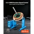 thumbnail image 4 of VEVOR Rotary Welding Positioner, 441 lbs Load Capacity, -45° to 90° Tilt Angle Welding Positioner Turntable Table, 0.5-5 RPM Speed Control, 4 of 9
