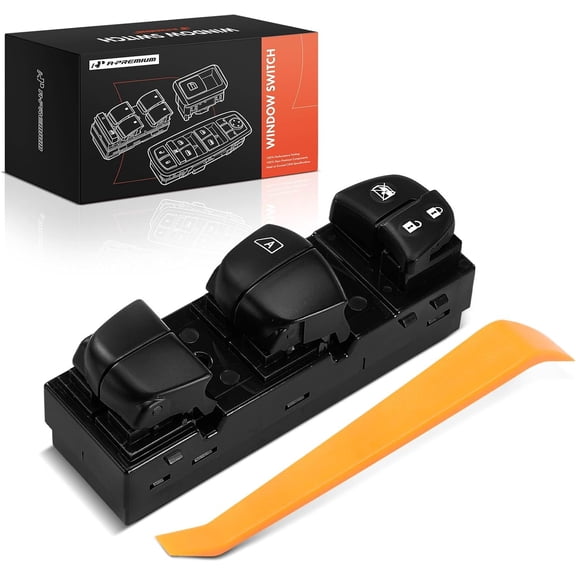 A-Premium Master Power Window Switch Compatible with Nissan Altima 2013-2018, Juke 2011-2017, Navara 2015-2019, Qashqai X-Trail 2014-2017, Front Left Driver Side, Replace# 25401-1KA0C, 25401-3TA5A