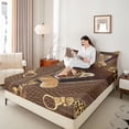 thumbnail image 4 of Feelyou 3D Cute Tiger Queen Sheet Sets, Fashion Leopard Print Bed Set, 4 Pieces, 4 of 7