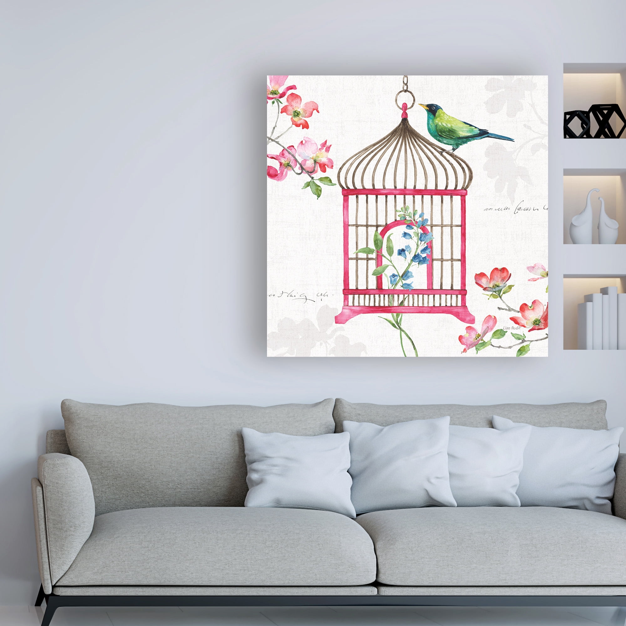 Trademark Fine Art 'Dogwood Garden VI' Canvas Art by Lisa Audit