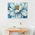 thumbnail image 3 of PIKWEEK  Abstract Flower Canvas Wall Art: Floral Blooms Artwork Painted Painting on Canvas for Living Room, 3 of 5