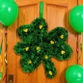 thumbnail image 5 of Green St. Patrick's Day Shamrock Hat Door Hanging - Easter Decor, Festive Shamrock Ornament, Front Door Hanging Decor, Indoor Outdoor Holiday Decoration, 1pc, 5 of 7
