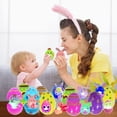 thumbnail image 5 of Paquete de 24 huevos de Pascua con anillos 3D con luces para dedos para niños, 5 of 5