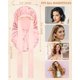 thumbnail image 4 of Gorro de seda AWAYTR 100% seda de morera para cabello largo (rosa), 4 of 6