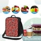 thumbnail image 4 of Fotbe Vintage Red Paisley Lonchera Bolsa de Almuerzo para Hombres y Mujeres, Lonchera de Gran Capacidad, Bolsa de Almuerzo Reutilizable, Bolsa Térmica Aislante, 4 of 7