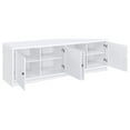 thumbnail image 4 of Laughlin 3-piece Entertainment Center TV Stand White, 4 of 18