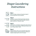 thumbnail image 6 of Cloth Diaper Outer Reusable Diaper Cover & Swim Diaper - Dove - Size 1, 6 of 7