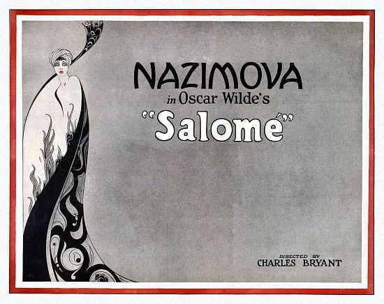 THEATRE PLAY STAGE SALOME OSCAR WILDE NAZIMOVA Poster Canvas art Prints