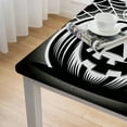 thumbnail image 4 of nygtbtfer Halloween Black Tablecloth , Table Cloth Square Tables, , Skull Ghost Tablecloth for Halloween Decorations, 4 of 7
