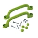 thumbnail image 1 of 2 piezas de accesorios para áreas de juegos, barras de agarre para casita de juegos, con tornillos, juego de escalada verde claro, 1 of 9