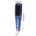 thumbnail image 3 of Ionic Hair Straightener Brush, Hair Straightening Brush Flat Iron for Women, Anti-Scald Ceramic Straightening Comb Fast Heating for Home Salon, 3 of 7