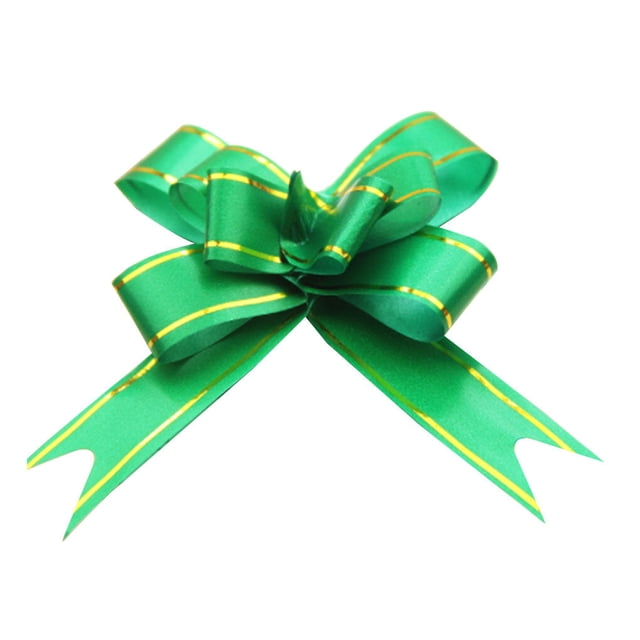 200 Pieces Christmas Gift Packing Pull Bow Ribbons Present Wrapping Decoration Decor Party Supplies Easy to Assemble Fashionable Type 4