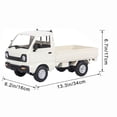 thumbnail image 4 of WPL D12 1/10 Scale RC Pickup Truck Drift Cars with Climbing, Throttle & Steering Control, LED Lights, 4 of 10