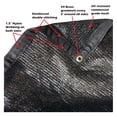 thumbnail image 2 of YfulYde 10' x 24' - 50% Shade, Black Color Sun Shade, Rectangle or Square Shade Sail, Great for Backyard, Patio, Kennel, Green House Shade Creation, 2 of 4