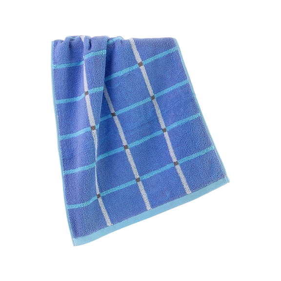 Huzdenx Geometric Square Cotton Hand Towel, Soft Highly Absorbent Reusable Household Towel, Durable Daily Towel for Bathroom Kitchen, Multiple Colors Available